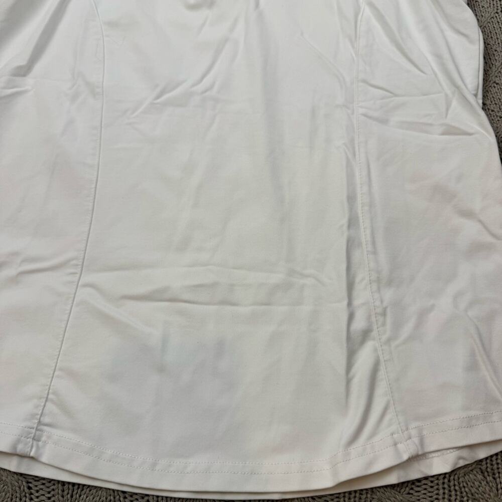 Bobby Jones Women’s White Sleeveless Polo Golf Performance Shirt Medium - Picture 4 of 13